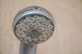 Shower Head with Hard Water Build Up