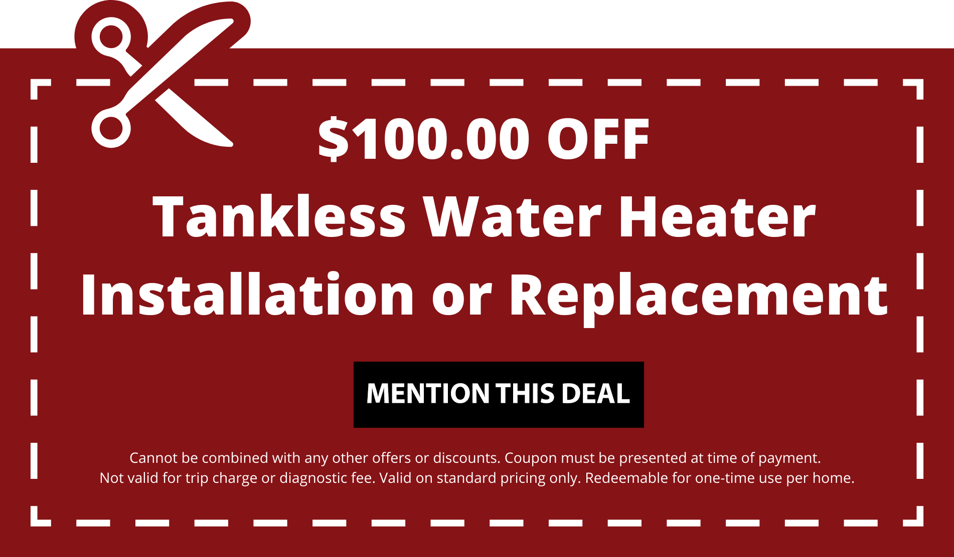 Tankless Water Heater Coupon Dallas