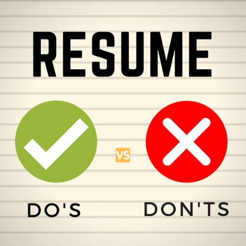 Resume Do's & Dont's
