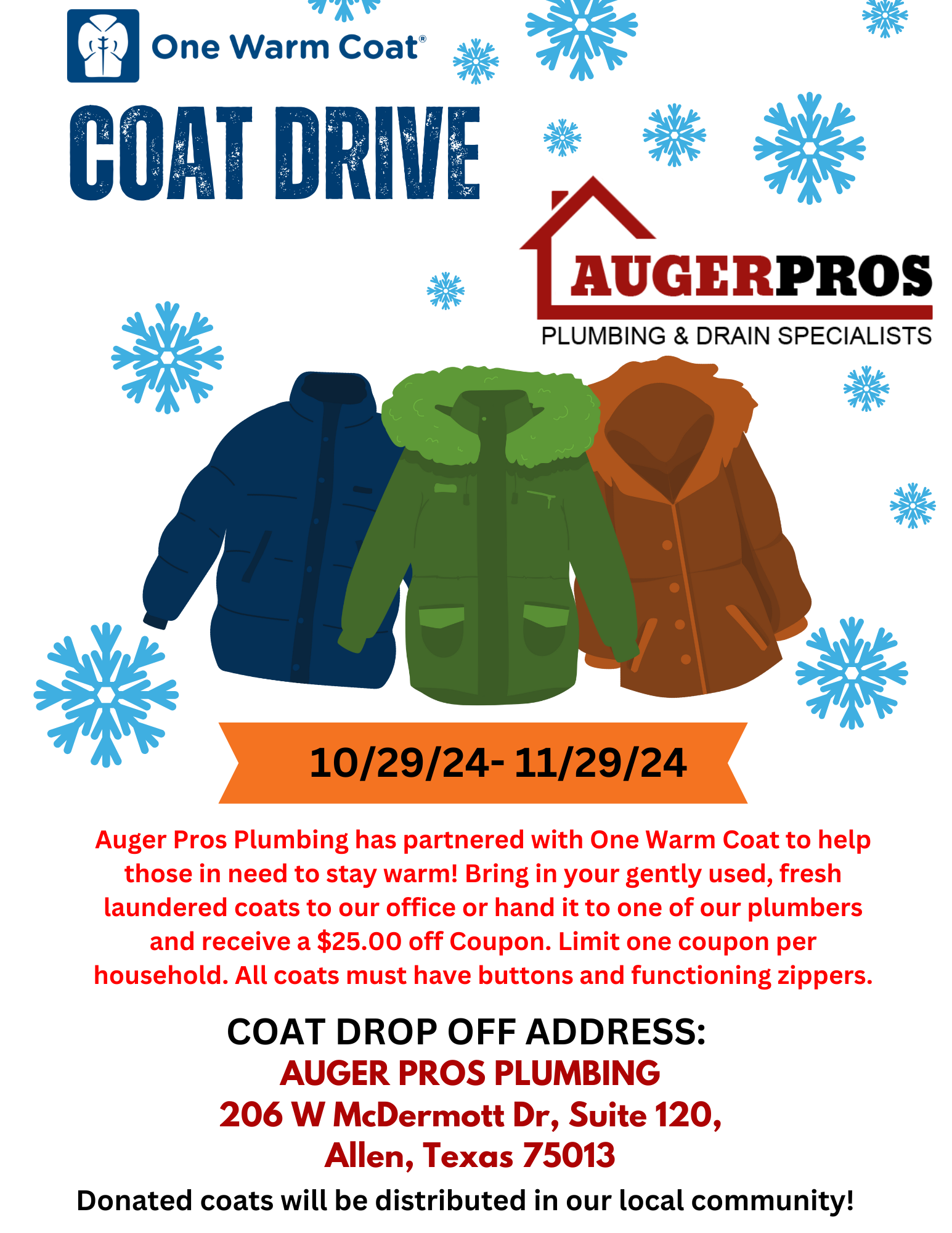 coat drive