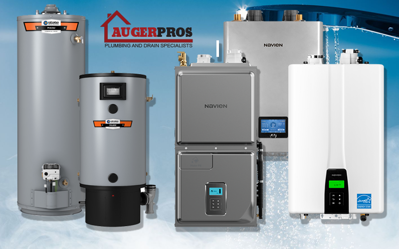 Tank to Tankless water heater conversion by Augerpros Plumbing and Drain in Allen. 